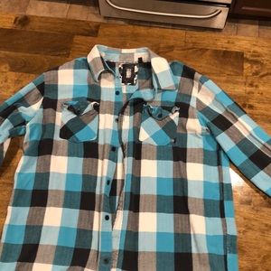 Flannel button down